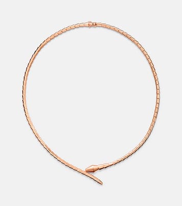 Serpenti Viper 18kt rose gold necklace | Bvlgari