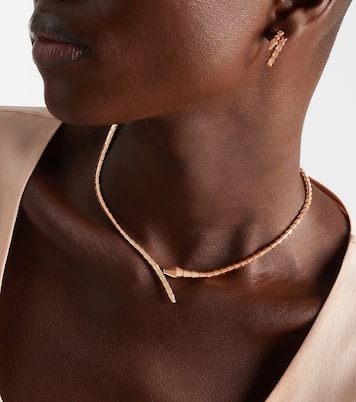 Serpenti Viper 18kt rose gold necklace | Bvlgari