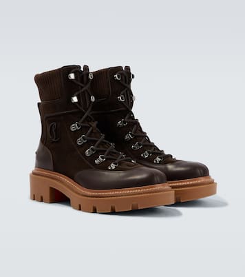 Armandine College leather hiking boots | Christian Louboutin