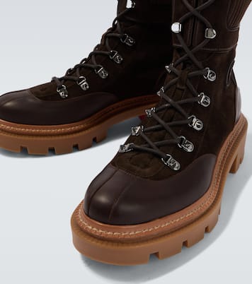 Armandine College leather hiking boots | Christian Louboutin