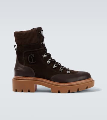 Armandine College leather hiking boots | Christian Louboutin