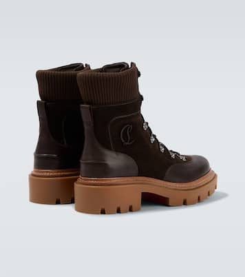 Armandine College leather hiking boots | Christian Louboutin