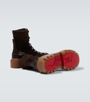 Armandine College leather hiking boots | Christian Louboutin