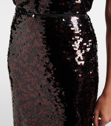 Ciara sequined pencil skirt | Staud