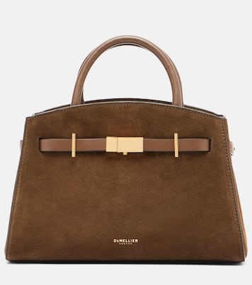 Hudson Small suede top-handle bag | DeMellier