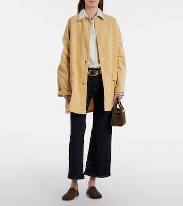 Hudson Small suede top-handle bag | DeMellier