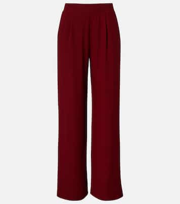 Lauren pleated jersey wide-leg pants | Leset