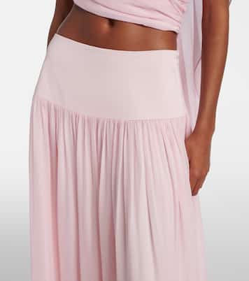 High-Rise-Maxirock Solene aus Mesh | Posse