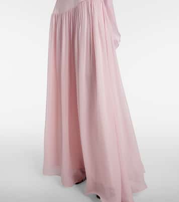 High-Rise-Maxirock Solene aus Mesh | Posse