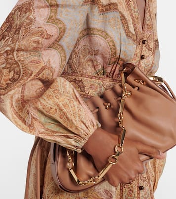 Robe chemise Wanderlust imprimée en lin | Zimmermann