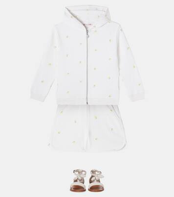 Bestickte Shorts aus Baumwoll-Jersey | Bonpoint