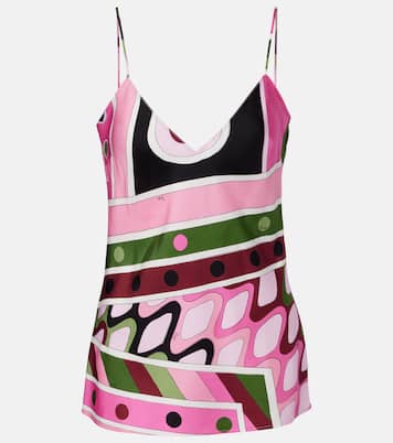 Vivara silk satin top | Pucci