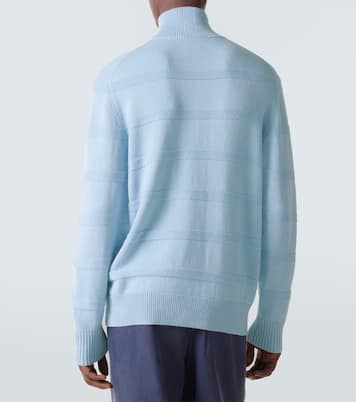 Cotton and cashmere turtleneck sweater | Allude