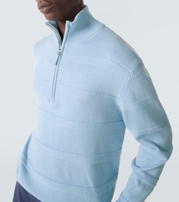 Cotton and cashmere turtleneck sweater | Allude