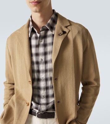 Blazer aus einem Baumwollgemisch | Lardini