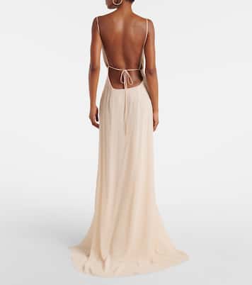 Georgette maxi dress | Blumarine