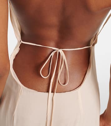 Georgette maxi dress | Blumarine