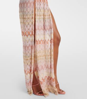 Open-back lamé jumpsuit | Missoni