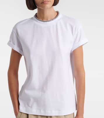 Cotton-blend T-shirt | Brunello Cucinelli