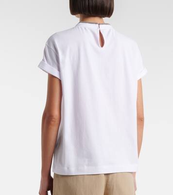 Cotton-blend T-shirt | Brunello Cucinelli