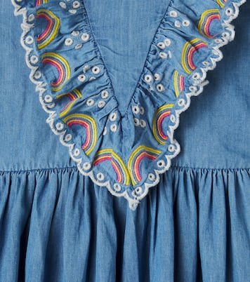 Cherinne broderie anglaise denim dress | Molo