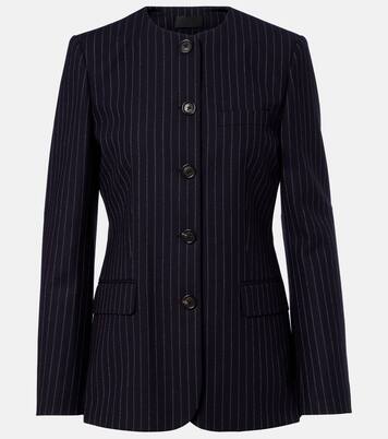 Gertrude pinstripe virgin wool jacket | Nili Lotan