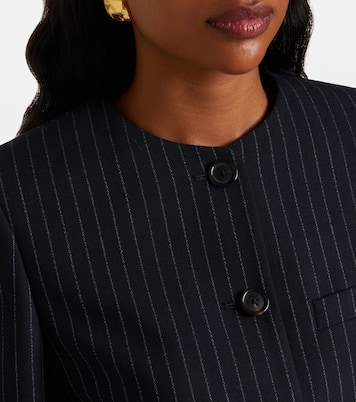 Gertrude pinstripe virgin wool jacket | Nili Lotan