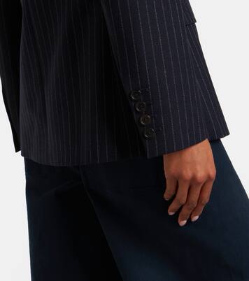 Gertrude pinstripe virgin wool jacket | Nili Lotan