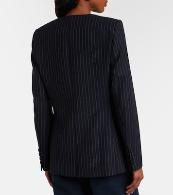 Gertrude pinstripe virgin wool jacket | Nili Lotan
