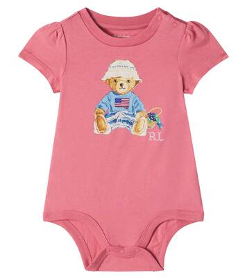 Baby Polo Bear printed cotton onesie | Polo Ralph Lauren Kids