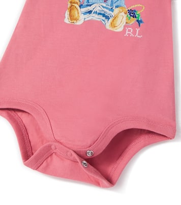 Baby Polo Bear printed cotton onesie | Polo Ralph Lauren Kids
