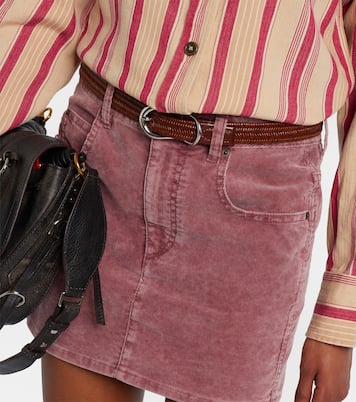 Loom braided leather belt | Déhanche