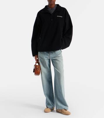 Baskets Gymnasium en daim et shearling  | Miu Miu