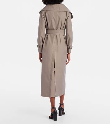 Pancia cotton gabardine trench coat | Max Mara