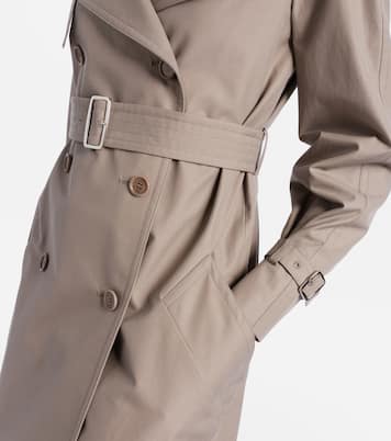Pancia cotton gabardine trench coat | Max Mara