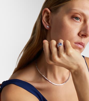 Ohrringe Classic aus 18kt Weißgold mit Diamanten | Suzanne Kalan