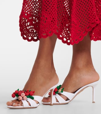 Botanica raffia mules | Aquazzura