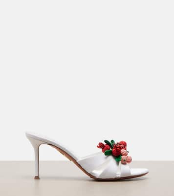 Botanica raffia mules | Aquazzura