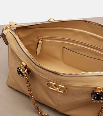 Schultertasche Panthea VLogo aus Leder | Valentino Garavani