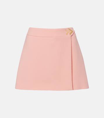 Minirock VGold aus Crêpe | Valentino