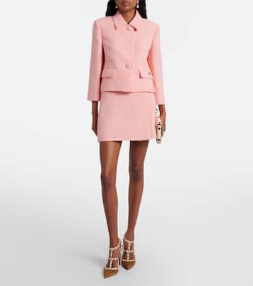 Minirock VGold aus Crêpe | Valentino