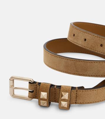 Rockstud suede belt | Valentino Garavani