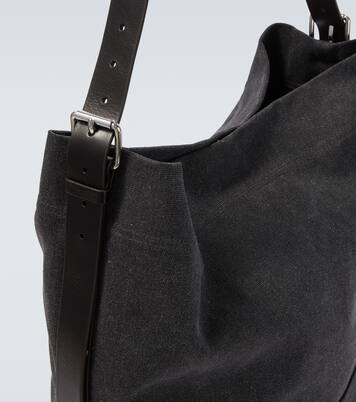 Belted canvas tote bag | Lemaire