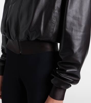 Leather bomber jacket | Gucci