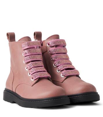 Botas de piel adornadas | Monnalisa