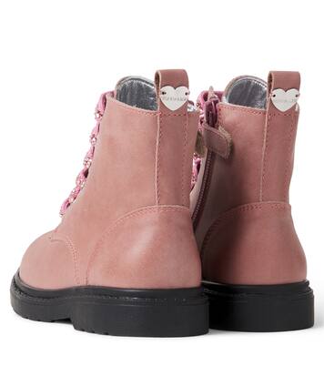 Botas de piel adornadas | Monnalisa