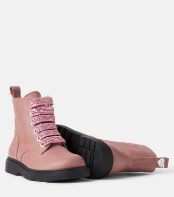 Botas de piel adornadas | Monnalisa