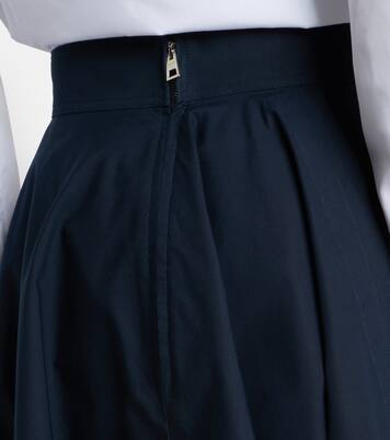Asymmetric cotton poplin maxi skirt  | Givenchy