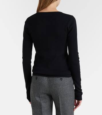 N°392 Eel cotton and cashmere top | Extreme Cashmere
