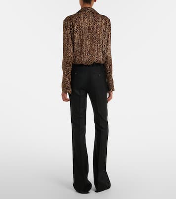 Cashmere flared pants | Saint Laurent